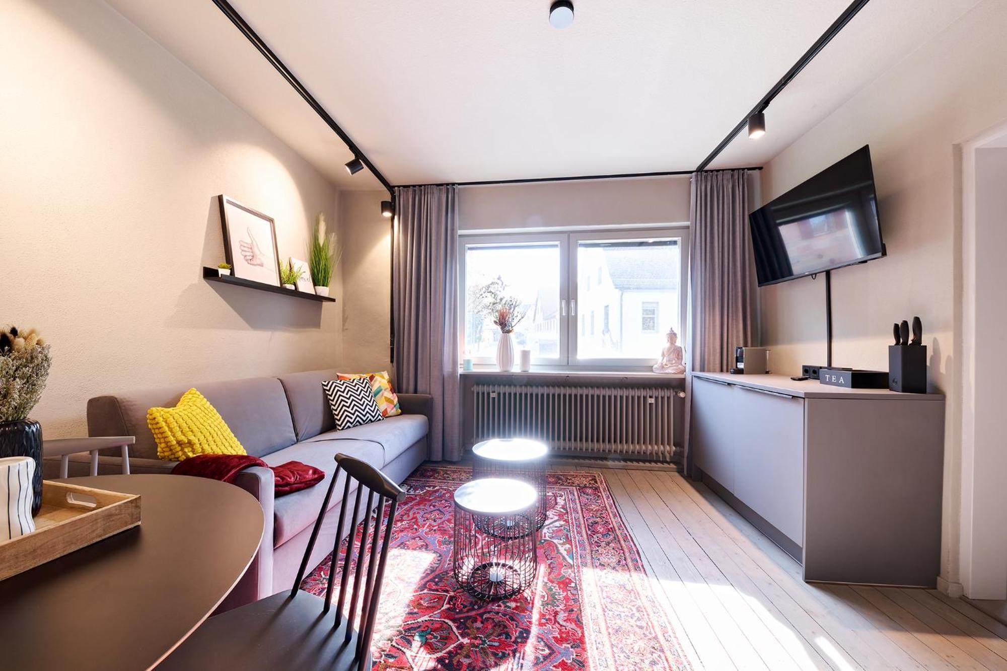 شقة Xzllenz Kueche Bad S-Bahn Parken Smart-Tv Wellbeing Neunkirchen am Sand المظهر الخارجي الصورة