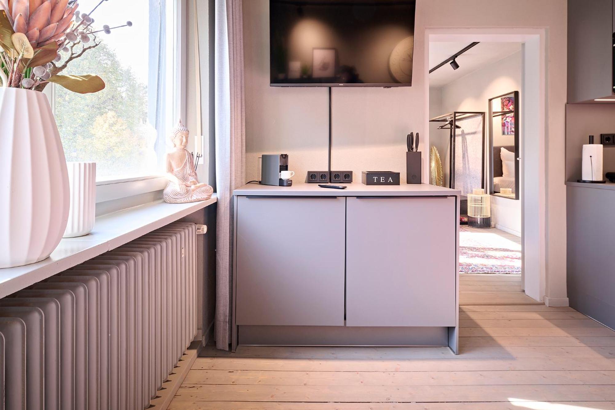 شقة Xzllenz Kueche Bad S-Bahn Parken Smart-Tv Wellbeing Neunkirchen am Sand المظهر الخارجي الصورة